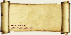 Jabuka Janošević vizit kartica